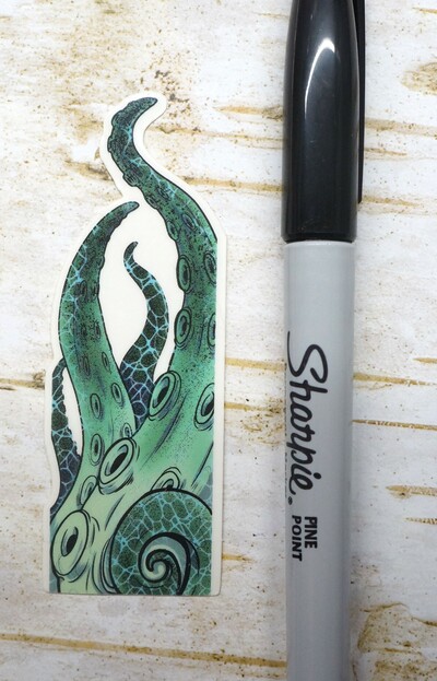 Tentacle Notation sticker