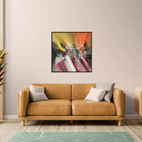Radiant Cascade Abstract Art Print - Thumbnail 2