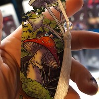 Mushroom Old Growth Clear Bookmark  - Thumbnail 1