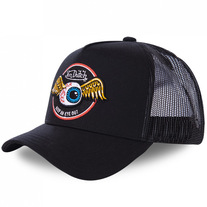 Von Dutch Baseball Cap With Embroidered Letters Black