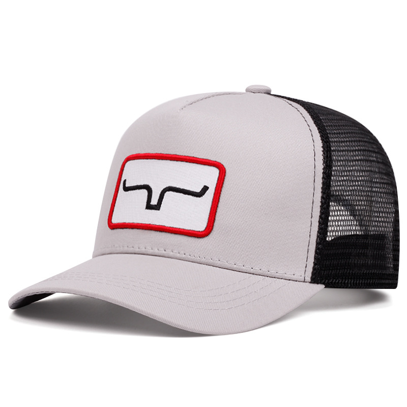 OX HORN Baseball Cap Grey on Storenvy