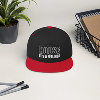 House is a feeling Flat Bill Cap - Thumbnail 2