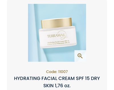 HYDRATING FACIAL CREAM SPF 15 DRY SKIN 1,76oz
