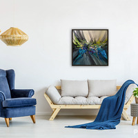 Vibrant Waves Abstract Art Print - Thumbnail 2