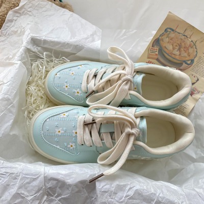 Cute floral sneakers