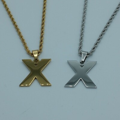X swatch 18k or steel gold plated necklace 