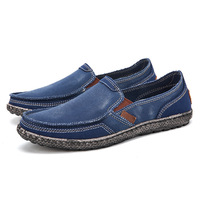 Men's fashionable washed denim breathable loafers 4 colors - Thumbnail 6