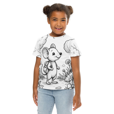 City mouse kids crew neck t-shirt