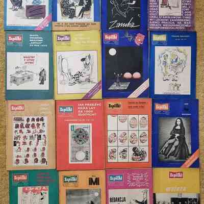 Polish satirical magazines "szpilki" from 1971