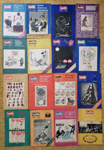 Polish satirical magazines "Szpilki" from 1971