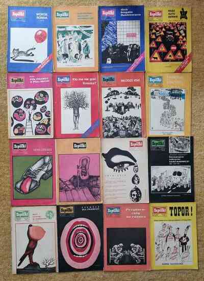 Polish satirical magazines "Szpilki" from 1971