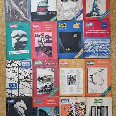 Polish satirical magazines "szpilki" from 1972