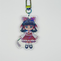 Reimu Keychain  *ON SALE* - Thumbnail 2