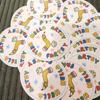 Hella artsy hella fartsy sticker - Thumbnail 1