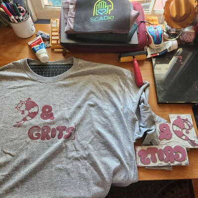 Shrimp and grits t-shirt