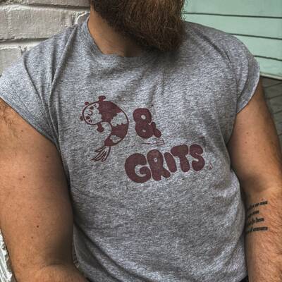 Shrimp and grits t-shirt