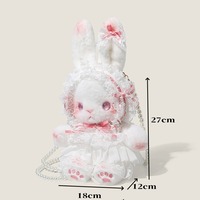 Fairytale Bunny Doll Plush Toy - Thumbnail 3