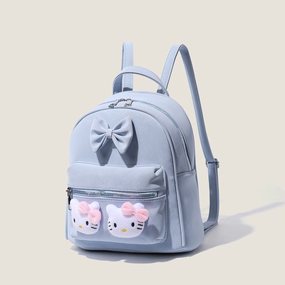 Cute kitty bowknot backpack