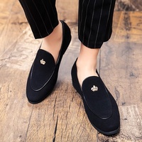 Brogues men's fashion retro hairstylist tassel casual shoes - Thumbnail 1