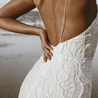  Sexy Mermaid Wedding Dress, Lace Bridal Dress Bridal Gown - Thumbnail 1