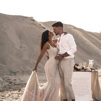 Sexy Mermaid Wedding Dress, Luxury Bling Bridal Dress Bridal Gown - Thumbnail 2