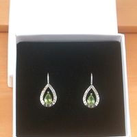 BOXED GIFT/Sterling Silver Peridot Hook Earrings/Peridot Drop Earrings/Peridot Earrings/Peridot Jewellery/Peridot Jewelry/August Birthstone/UK - Thumbnail 6