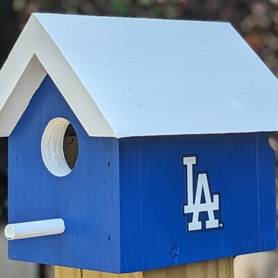 Dodgers bird house