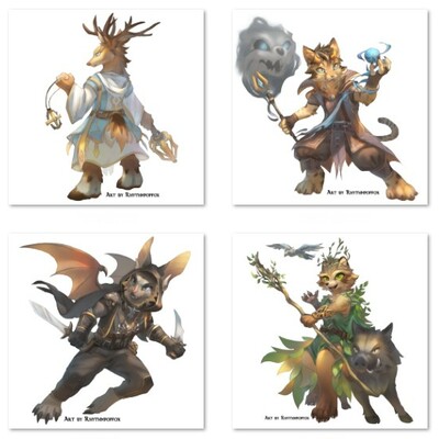 "dungeons & furries" 2024 d&d class sticker