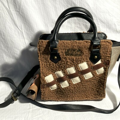 Loungefly chewbacca purse with attached porg coin purse - Thumbnail 2