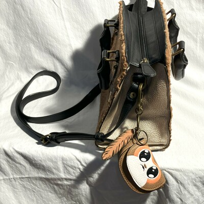 Loungefly chewbacca purse with attached porg coin purse