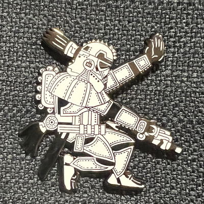 GalAztec Trooper 2" Enamel Pin