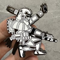 GalAztec Trooper 2" Enamel Pin - Thumbnail 1