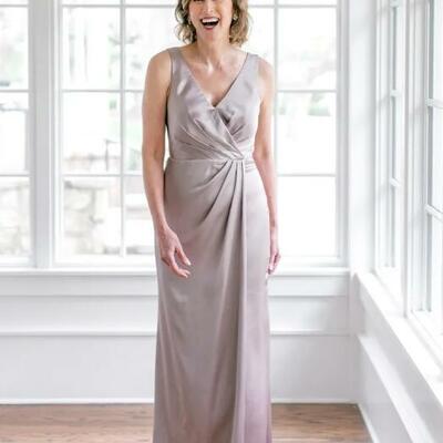 Simple sheath mother of the bride/ groom dresses formal evening dress