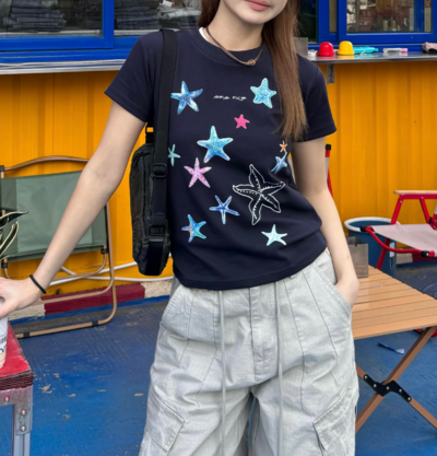 Starfish Printed Tee