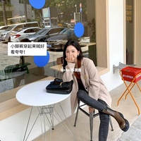 Genuine leather Chelsea boots thick sole martin medium boots 2 colors - Thumbnail 7