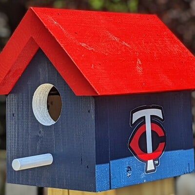 Twins bird house