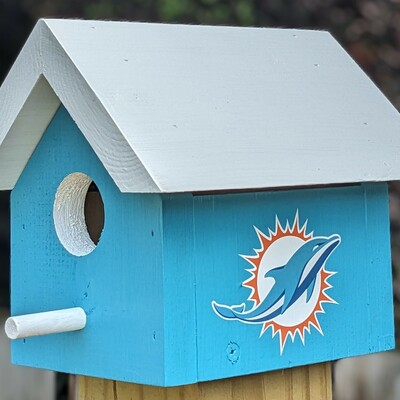 Dolphins bird house