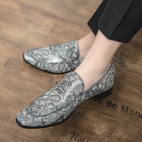 Men's casual soft sole soft surface leather breathable slip-on driving shoes 2 colors - Thumbnail 2