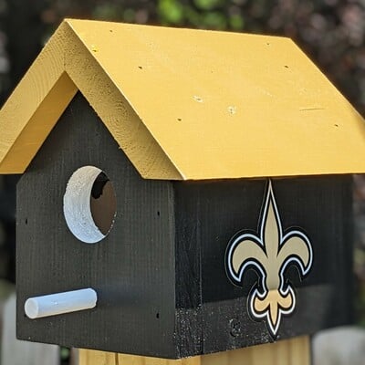 Saints bird house