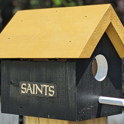 Saints bird house
