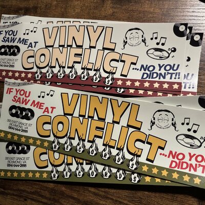 Vc bumper sticker (2 pack)