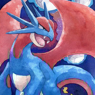 Salamence print