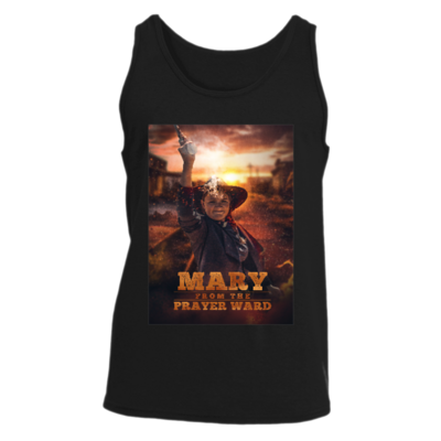 Mary on the prayer ward tank top