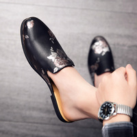 New Men's Casual Fashion Men's Half-Slippers - Thumbnail 4