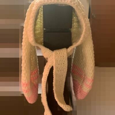 Kyubey handmate knitted bonnet - Thumbnail 1