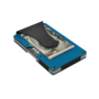Blue Aluminum GRID Wallet-1