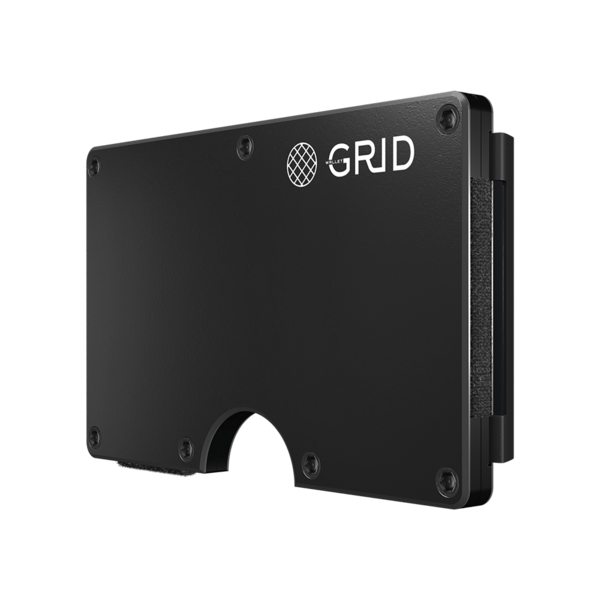 Gunmetal Aluminum GRID Wallet