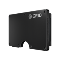 Gunmetal Aluminum GRID Wallet