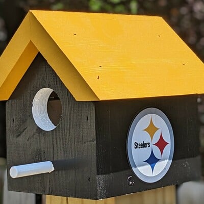 Steelers bird house