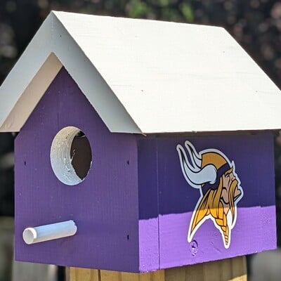 Vikings bird house